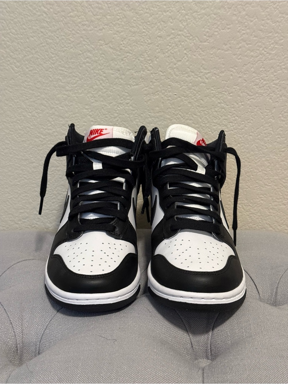 Nike Black & White Women's High-Top Sneakers